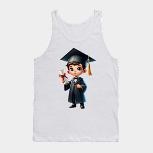 Cute Boy Graduation Tank Top